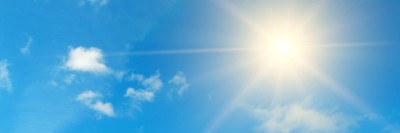 Strahlender Sonnenschein