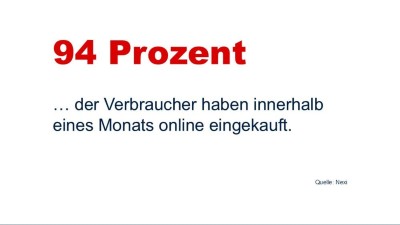 Online-Shopping boomt