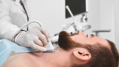 Ultraschalluntersuchung der zervikalen Lymphknoten