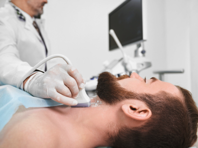 Ultraschalluntersuchung der zervikalen Lymphknoten