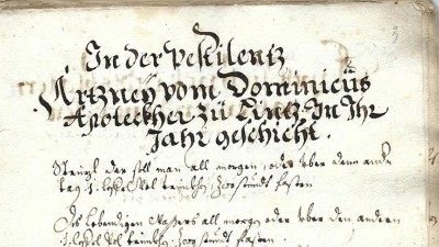 Titelblatt der Handschrift