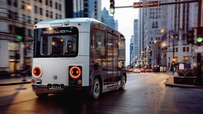 Autonomes Holon-Urban-Shuttle in New York.