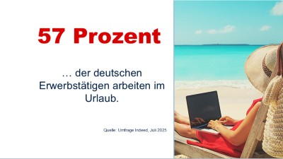 Arbeiten im Urlaub