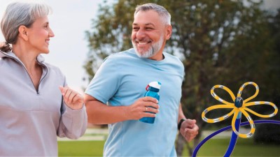 FARAPULSE™ Joggendes Paar im Park