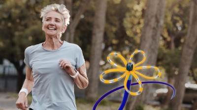 FARAPULSE™ Joggende Frau im Park, Läuferin im Park