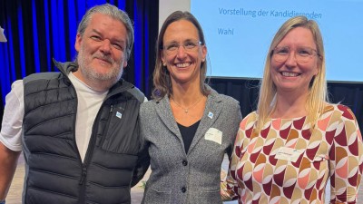 VdPB-Präsidium: (v.l.n.r.) Michael Wetterich, Rita Zöllner, Jasmin Bieswanger.
