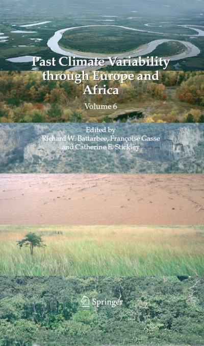 Cover für Buch Past Climate Variability through Europe and Africa