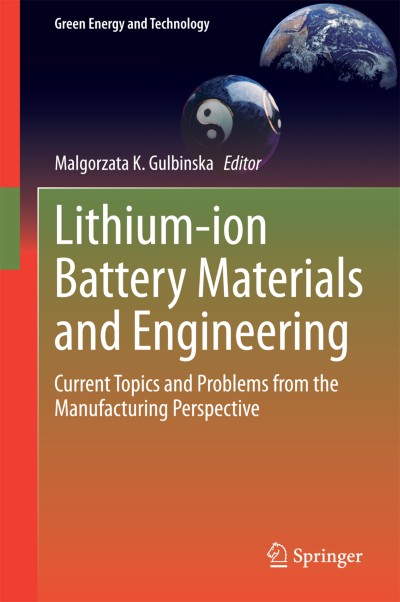 Link to Book Lithium-ion Battery Materials and Engineering