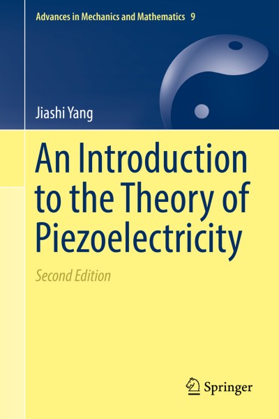 Cover of Book An Introduction to the Theory of Piezoelectricity