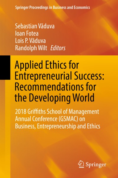 Cover für Buch Applied Ethics for Entrepreneurial Success: Recommendations for the Developing World