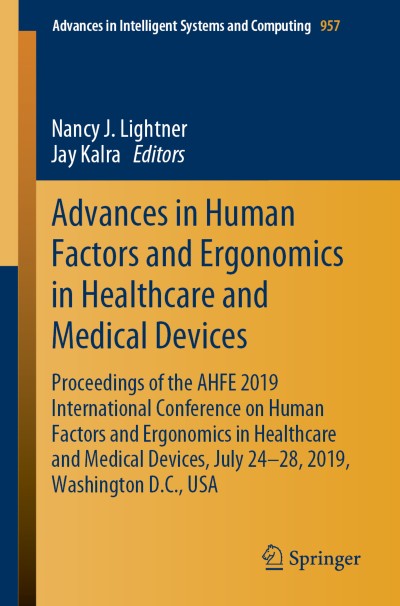 Link zu Buch Advances in Human Factors and Ergonomics in Healthcare and Medical Devices