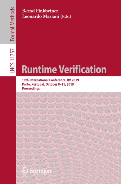 Cover für Buch Runtime Verification
