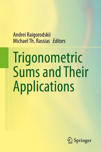 Link to Book Trigonometric Sums and Their Applications