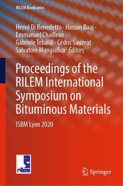 Link to Book Proceedings of the RILEM International Symposium on Bituminous Materials