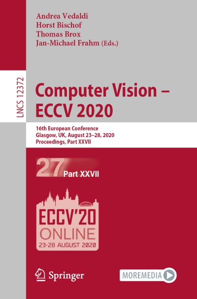 Link to Book Computer Vision – ECCV 2020
