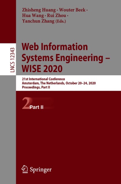 Link to Book Web Information Systems Engineering – WISE 2020