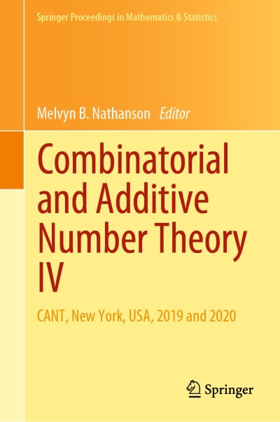 Cover of Book Combinatorial and Additive Number Theory IV