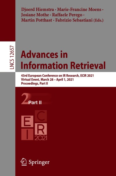 Link to Book Advances in Information Retrieval