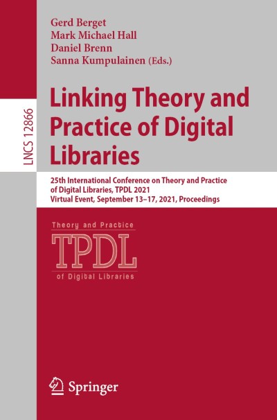 Link to Book Linking Theory and Practice of Digital Libraries