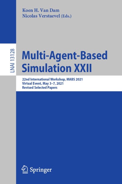 Link to Book Multi-Agent-Based Simulation XXII