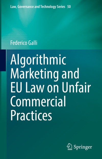 Link zu Buch Algorithmic Marketing and EU Law on Unfair Commercial Practices