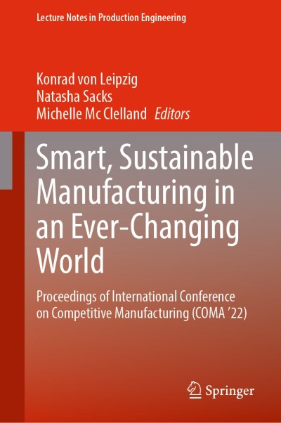 Cover für Buch Smart, Sustainable Manufacturing in an Ever-Changing World
