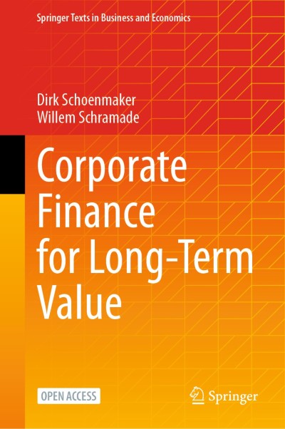 Corporate Finance for Long-Term Value | springerprofessional.de