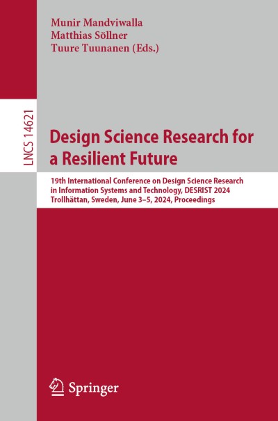 Link to Book Design Science Research for a Resilient Future