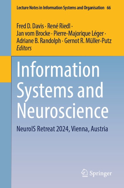 Cover für Buch Information Systems and Neuroscience