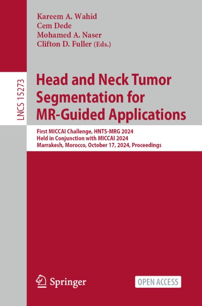 Cover für Buch Head and Neck Tumor Segmentation for MR-Guided Applications