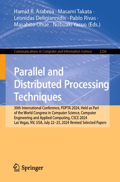 Cover für Buch Parallel and Distributed Processing Techniques