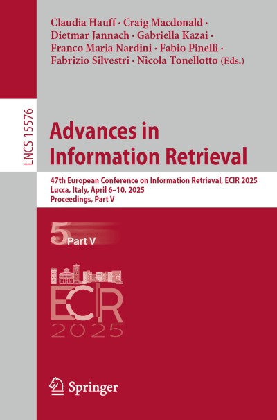 Link zu Buch Advances in Information Retrieval