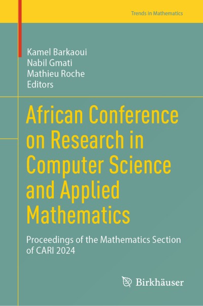 Cover für Buch African Conference on Research in Computer Science and Applied Mathematics