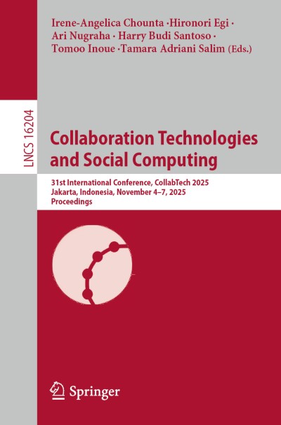 Cover für Buch Collaboration Technologies and Social Computing
