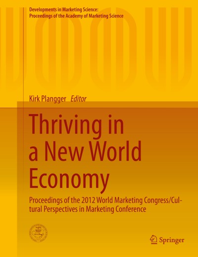 Cover of Book Thriving in a New World Economy