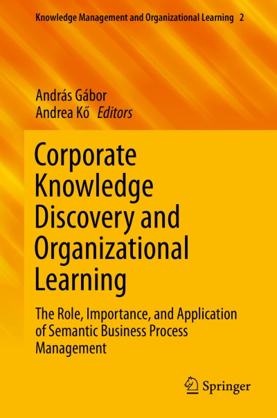 Link to Book Corporate Knowledge Discovery and Organizational Learning