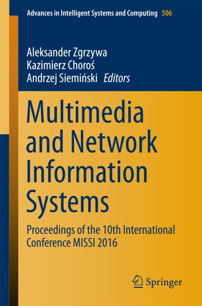 Link zu Buch Multimedia and Network Information Systems