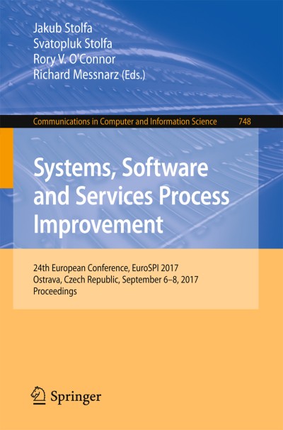 Link zu Buch Systems, Software and Services Process Improvement