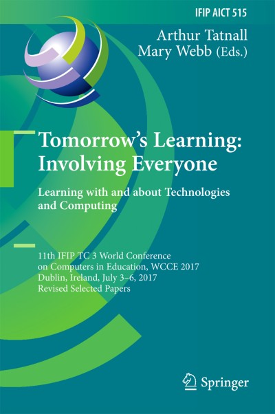 Link zu Buch Tomorrow's Learning: Involving Everyone. Learning with and about Technologies and Computing