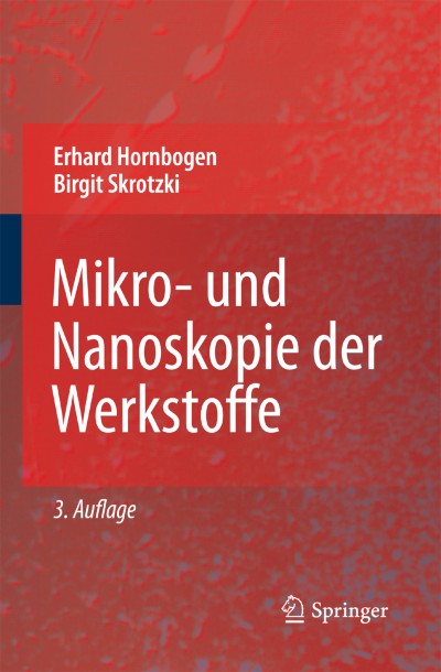 Cover of Book Mikro- und Nanoskopie der Werkstoffe