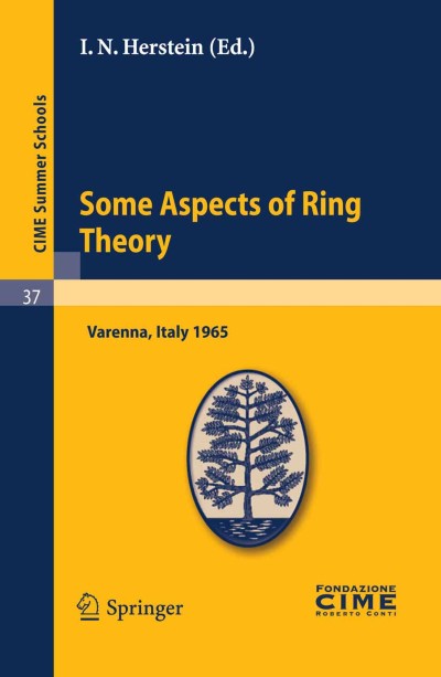 Cover für Buch Some Aspects of Ring Theory