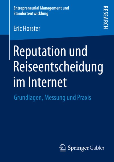 Cover für Buch Reputation und Reiseentscheidung im Internet