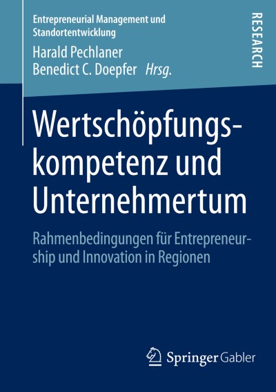 Cover für Buch Wertschöpfungskompetenz und Unternehmertum