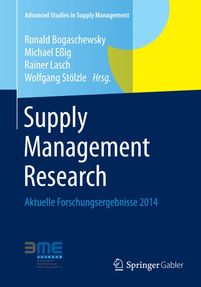Cover für Buch Supply Management Research