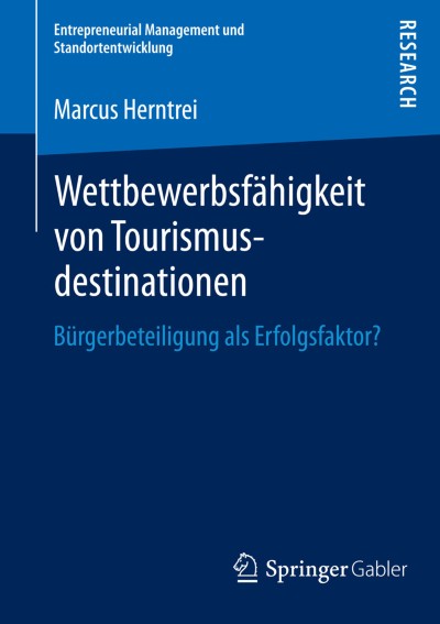 Cover für Buch Wettbewerbsfähigkeit von Tourismusdestinationen