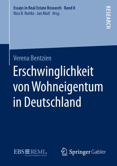 Link zu Buch Erschwinglichkeit von Wohneigentum in Deutschland