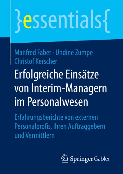 Cover für Buch Erfolgreiche Einsätze von Interim-Managern im Personalwesen