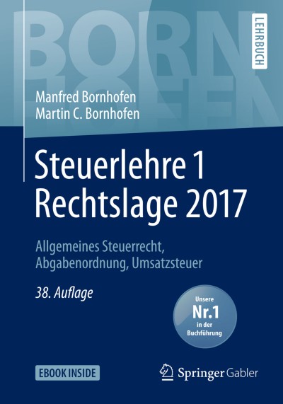Cover für Buch Steuerlehre 1 Rechtslage 2017