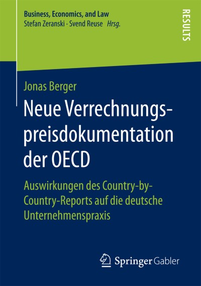 Cover für Buch Neue Verrechnungspreisdokumentation der OECD
