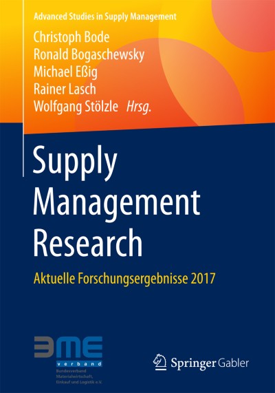 Cover für Buch Supply Management Research